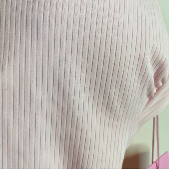 Stoney Clover x Target Pink Ribbed One Piece Cheeky High Leg Swimsuit XS 0 2 new - Picture 13 of 14